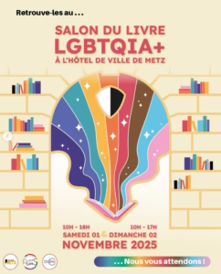salon du livre, lgbt, metz, olintorvingen, livre lesbien, livre, saphique, couleurs gaies
